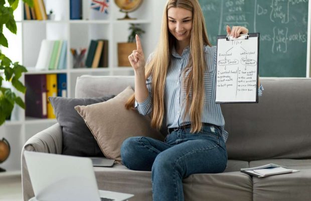 niño en clase online aprendiendo alemán – clases particulares de alemán para niños