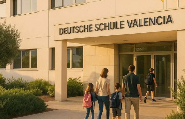 Entrada principal del colegio alemán de Valencia