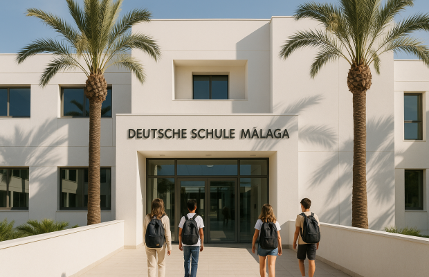 Fachada del Colegio Alemán de Málaga.