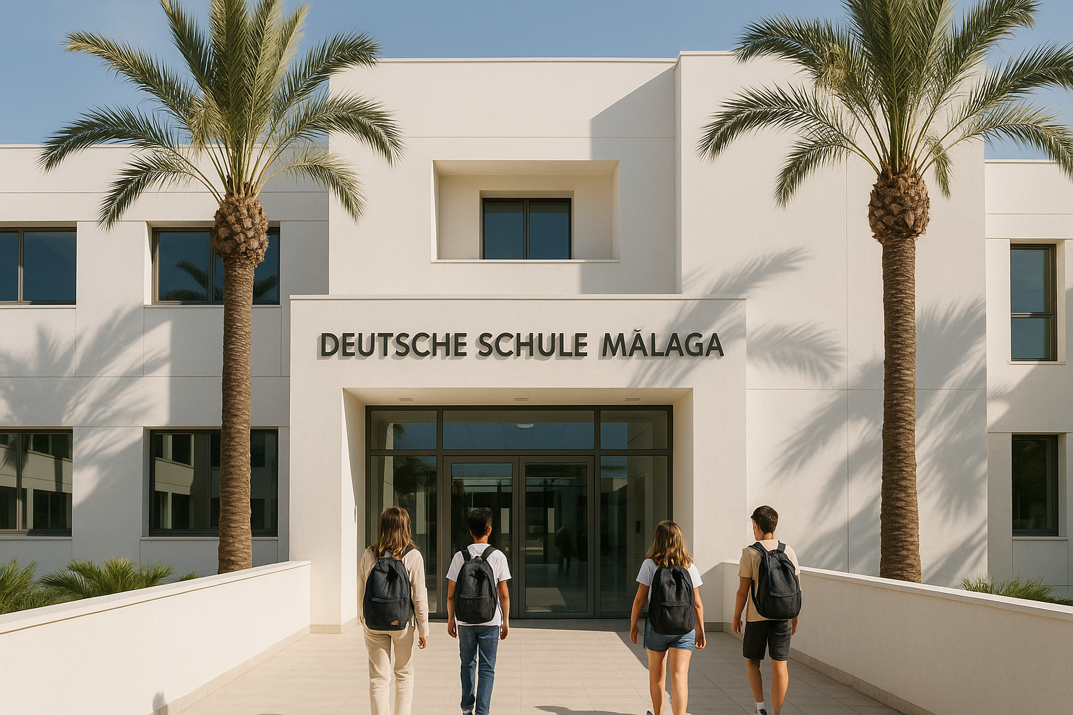 Fachada del Colegio Alemán de Málaga.